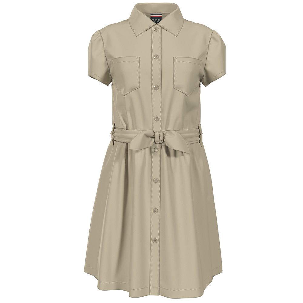 French Toast Girls Safari Dress